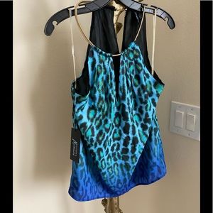 GUESS BY MARCIANO, Chain Necklace Leopard Top